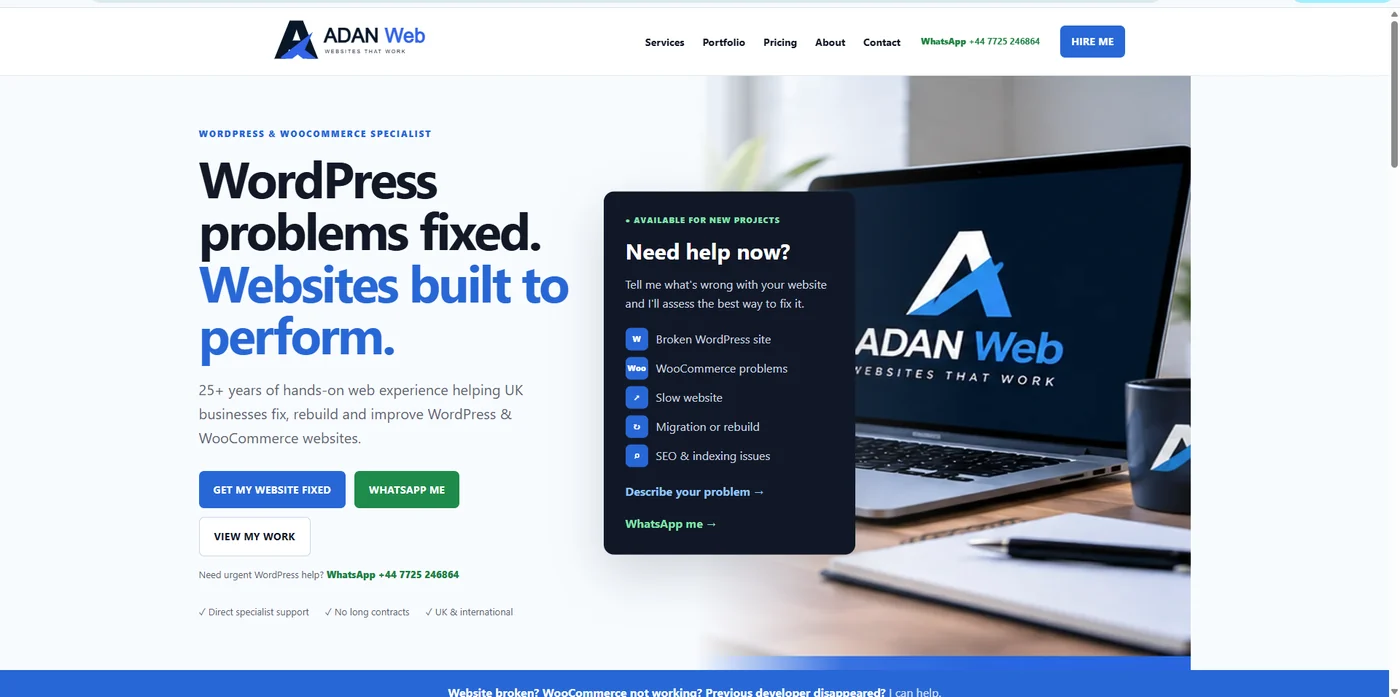 ADAN Web business website