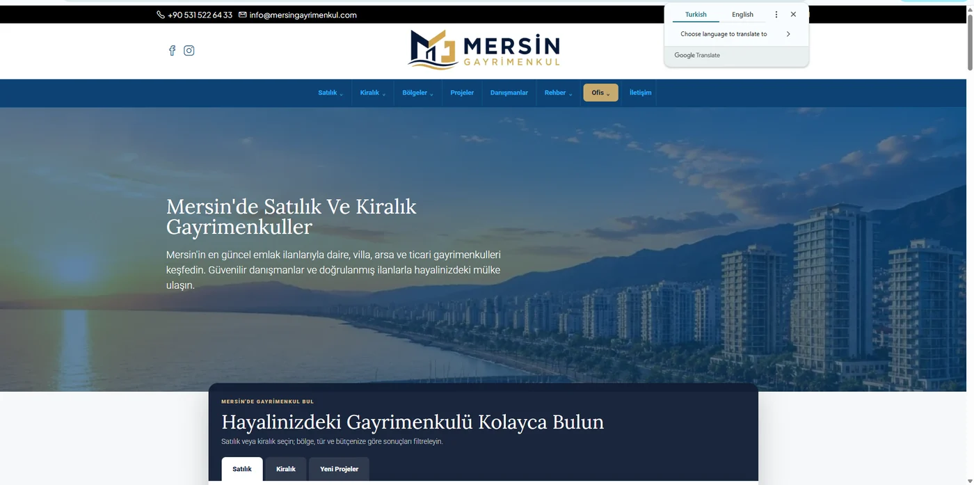 Mersin Gayrimenkul project preview