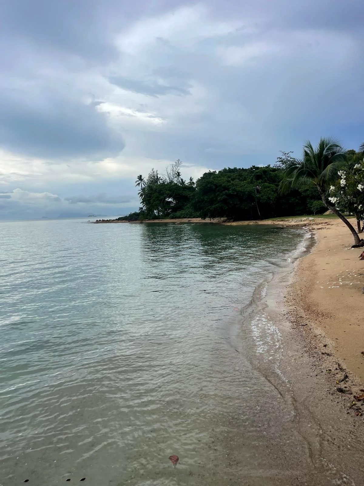 Thailand shoreline at dusk